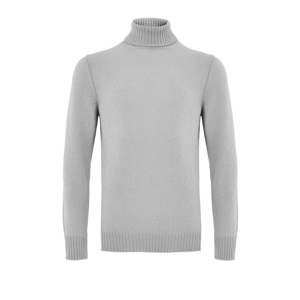 Gran Sasso Gray Wool Turtleneck Sweater for Men