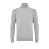 Gran Sasso Gray Wool Turtleneck Sweater for Men