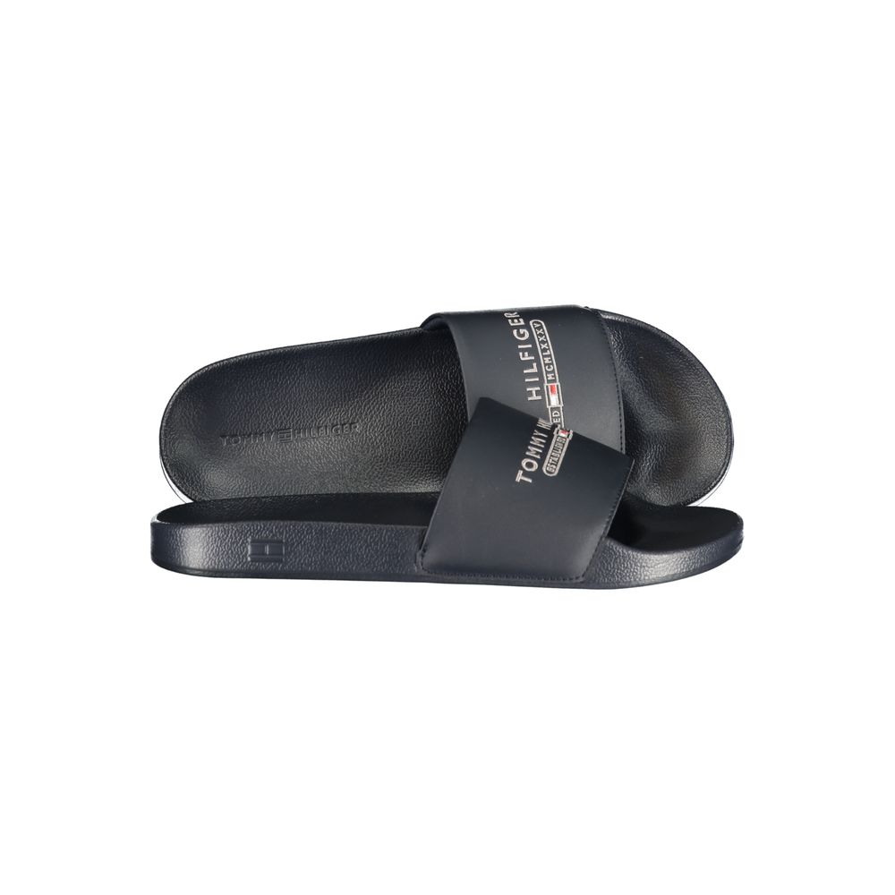 Tommy Hilfiger Blue Polyurethane Men Slipper - Stylish Comfort