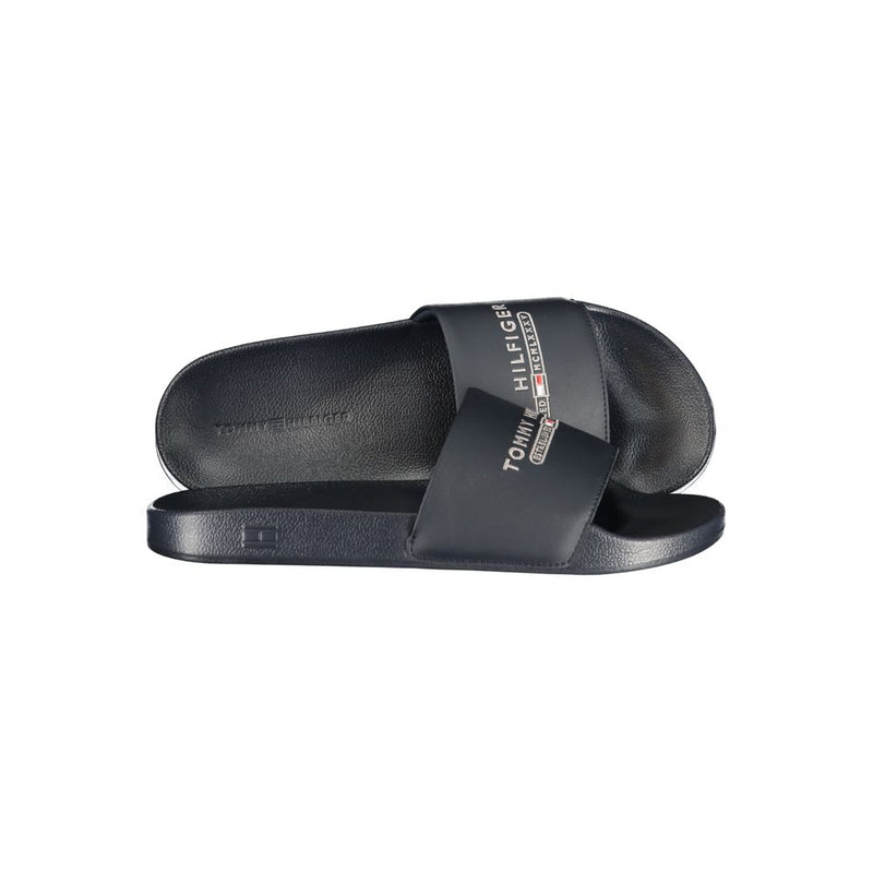 Tommy Hilfiger Blue Polyurethane Men Slipper - Stylish Comfort