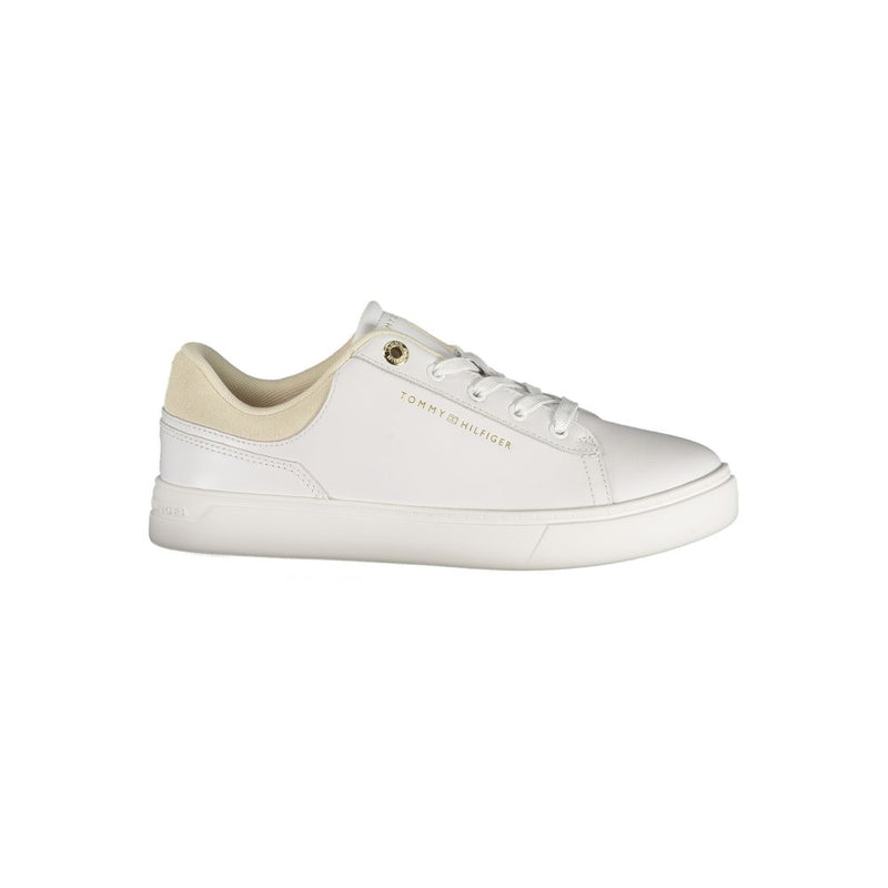 Tommy Hilfiger Bianco Women's Sneakers - Élégantes Low Tops