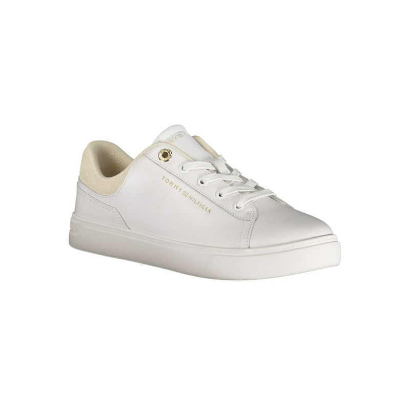 Tommy Hilfiger Bianco Women's Sneakers - Élégantes Low Tops