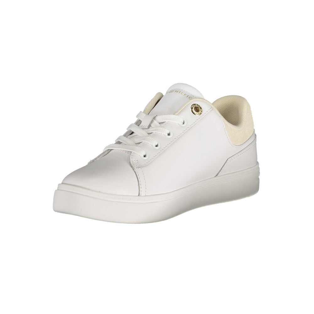 Tommy Hilfiger Bianco Women's Sneakers - Élégantes Low Tops