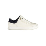 Tommy Hilfiger White Polyurethane Women's Sneakers - Stylish Comfort