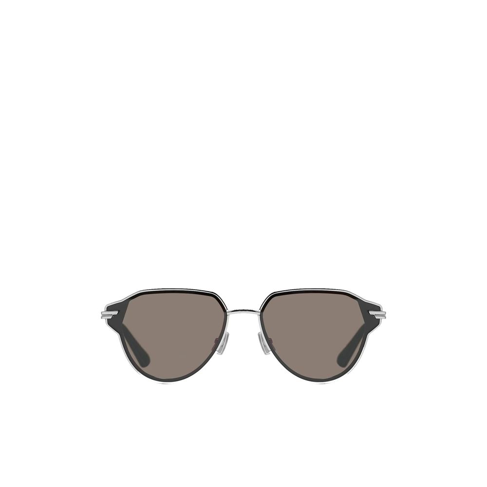 Bottega Veneta Silver Metal Sunglasses - Luxury Women's Eyewear
