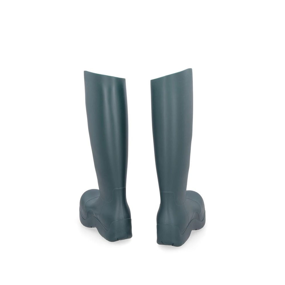 Bottega Veneta Bicolor Rubber Rain Boots - EU36/US6