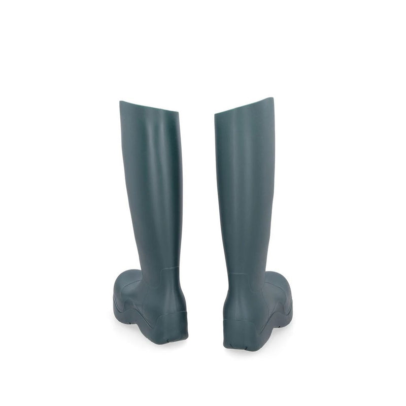 Bottega Veneta Bicolor Rubber Rain Boots - EU36/US6