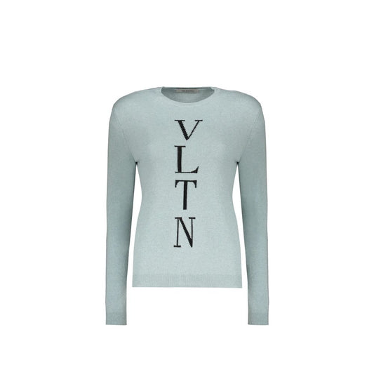Valentino Blue Angora Sweatshirt