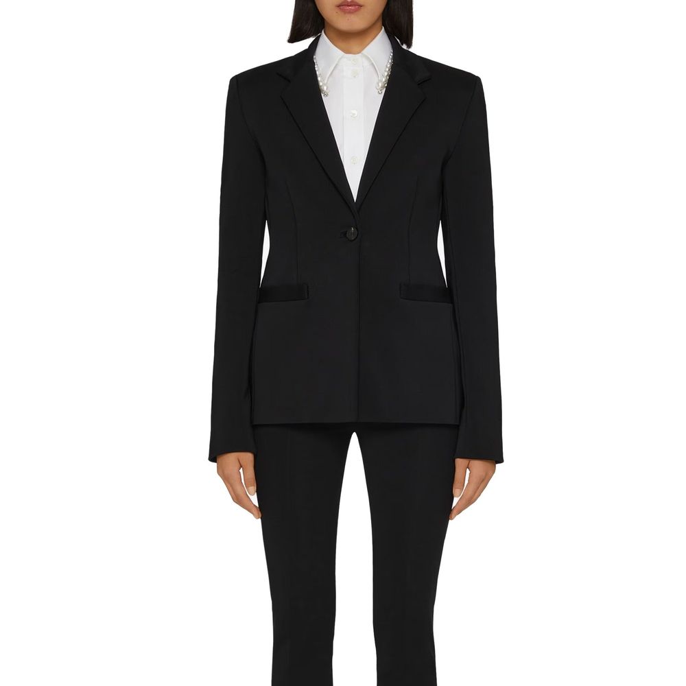 Givenchy Black Elastane Blazer for Women - Elegant & Versatile