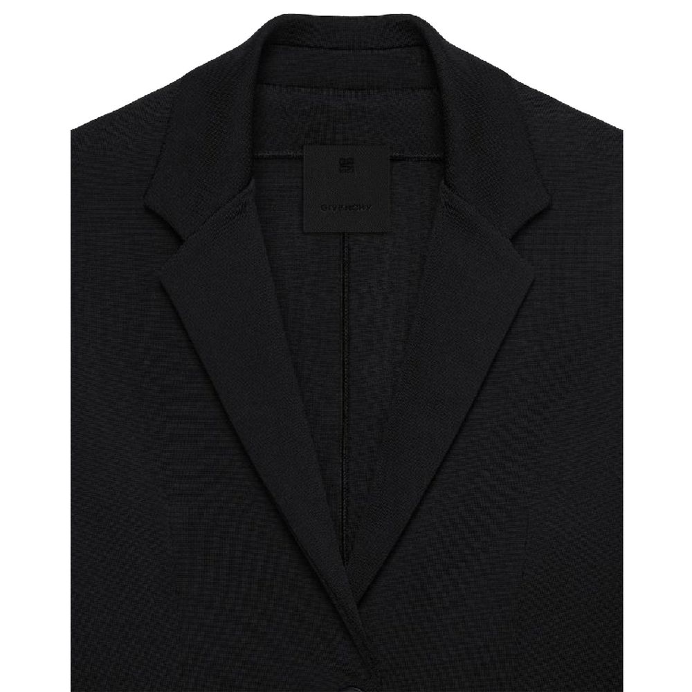 Givenchy Black Elastane Blazer for Women - Elegant & Versatile