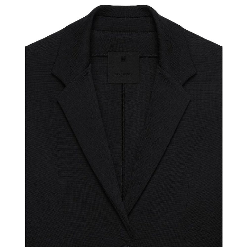 Givenchy Black Elastane Blazer for Women - Elegant & Versatile