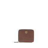 PINKO Brown Calf Leather Bos Taurus Wallet - Chic & Practical