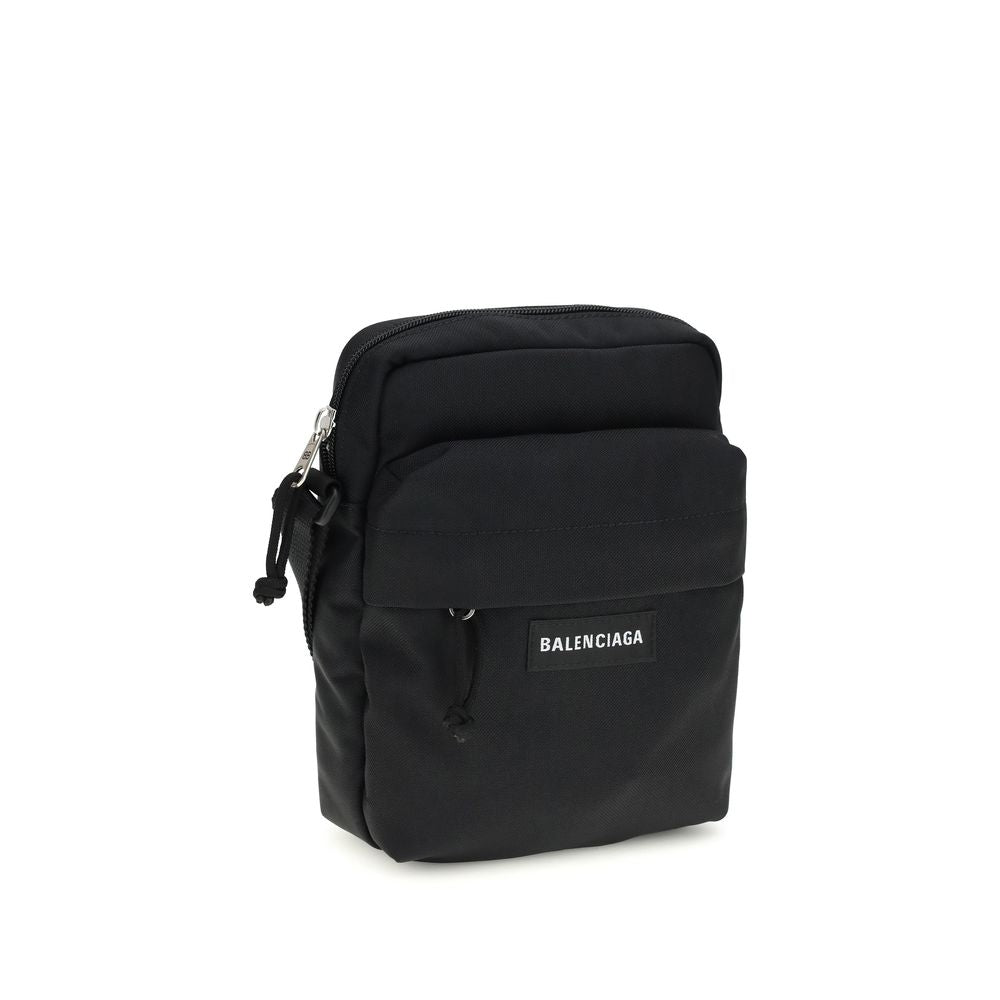Sac bandoulière Balenciaga en polyamide noir