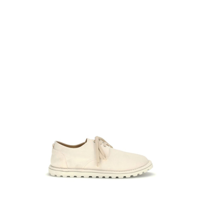 Marsell Sancrispa White Cotton Derby Lace-Ups