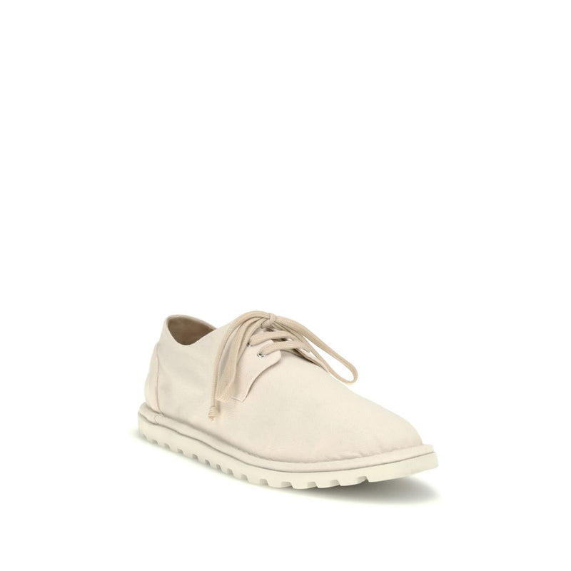 Marsell Sancrispa White Cotton Derby Lace-Ups