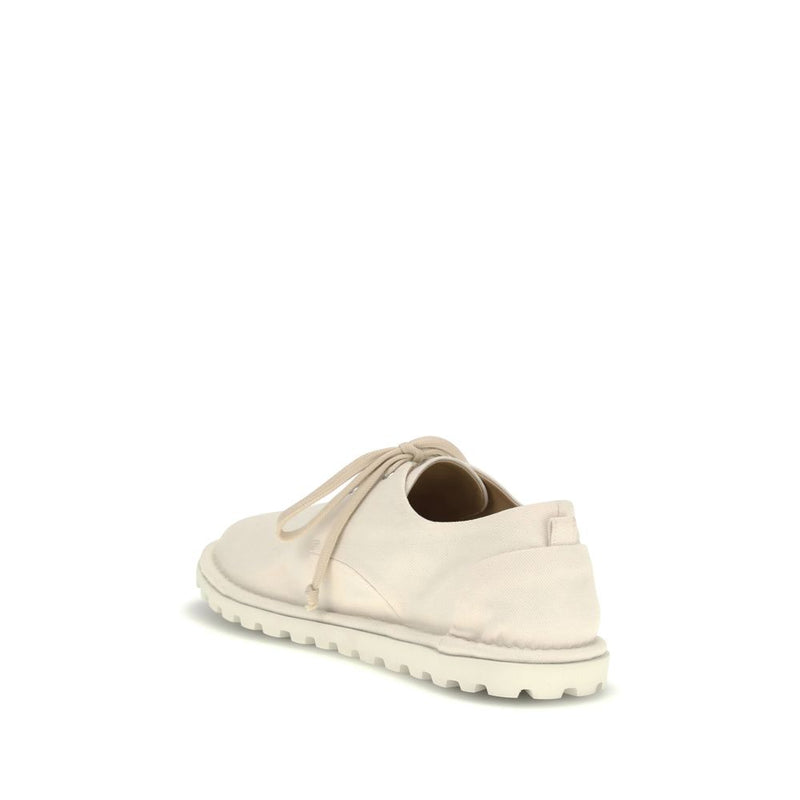 Marsell Sancrispa White Cotton Derby Lace-Ups