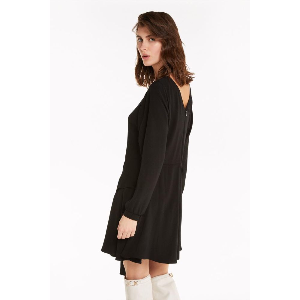 Patrizia Pepe Black Viscose Casual Dress for Women