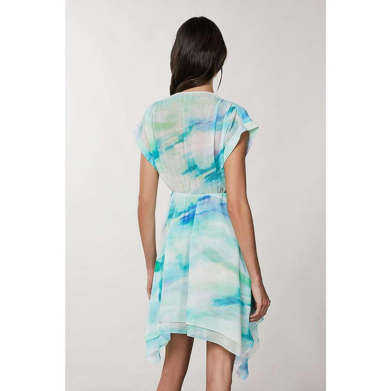 Patrizia Pepe Aquatic Camu Turquoise Dress - Casual Elegance