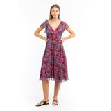 Patrizia Pepe Purple Kaledoscopia Casual Dress