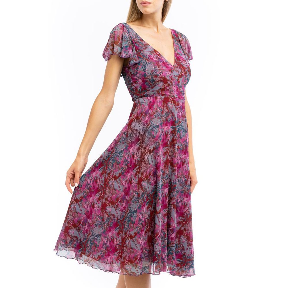 Patrizia Pepe Purple Kaledoscopia Casual Dress