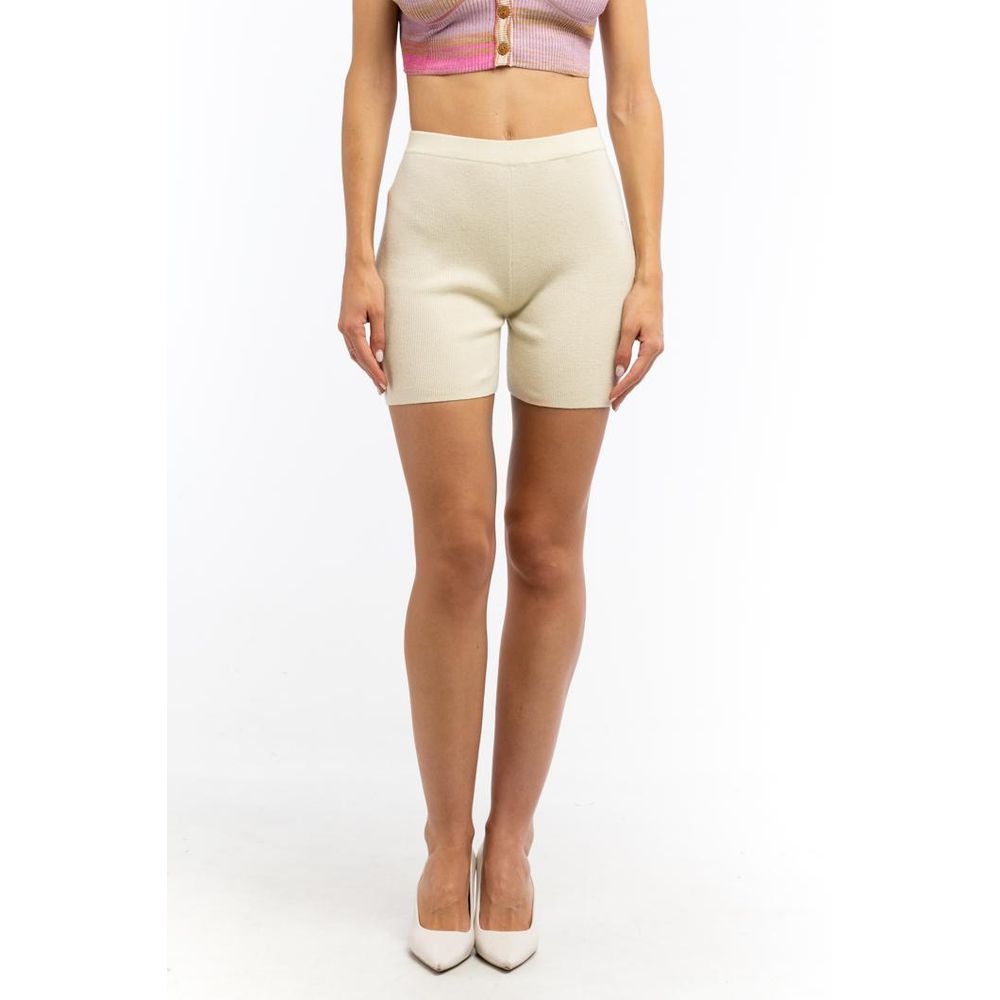 Patrizia Pepe Beige Nylon Shorts - Élégance et Confort