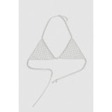 Patrizia Pepe White Copper Bra - Élégance et Audace