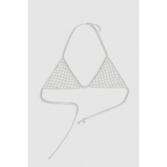 Patrizia Pepe White Copper Bra - Elegant & Daring Design