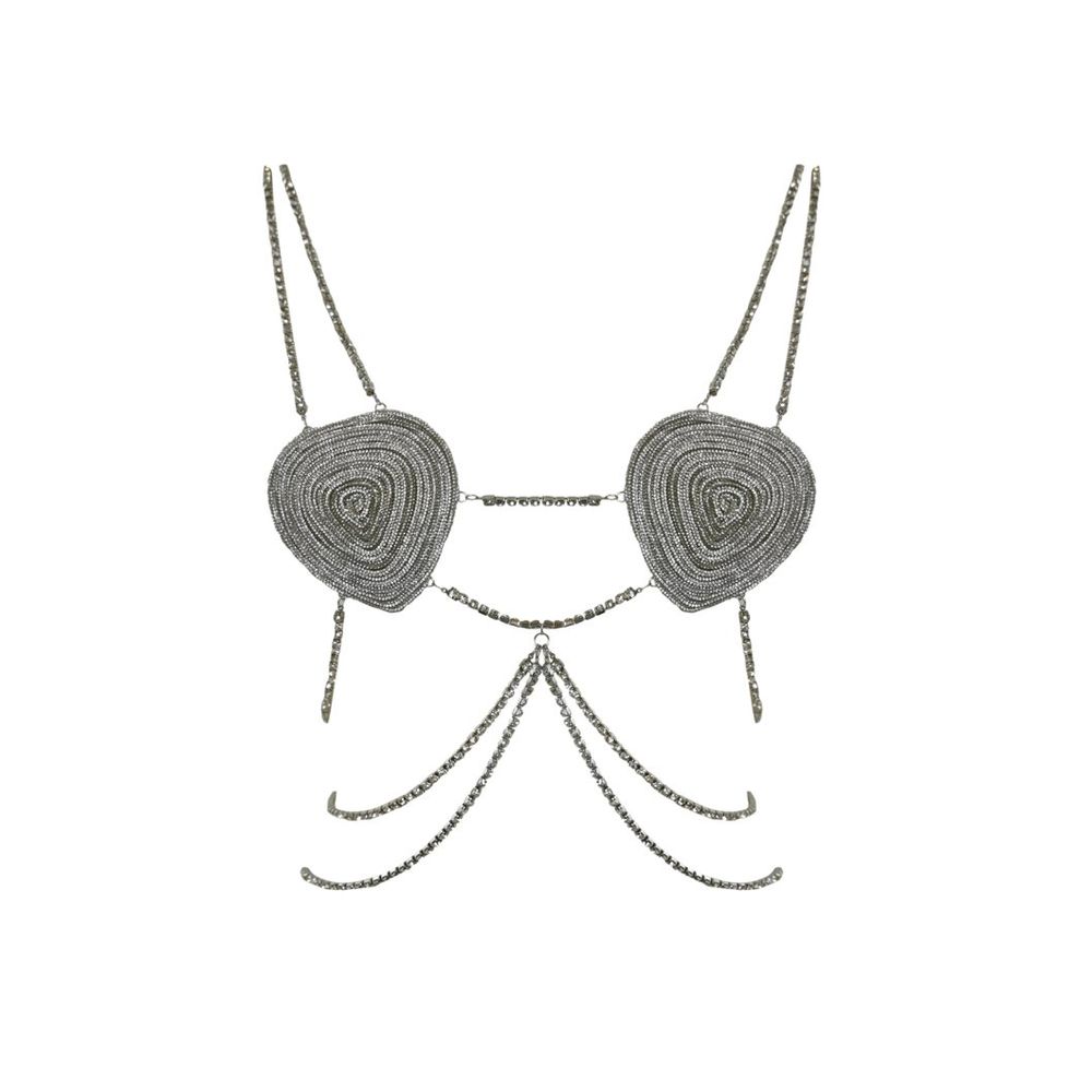 Patrizia Pepe White Copper Bra - Élégance et Éclat