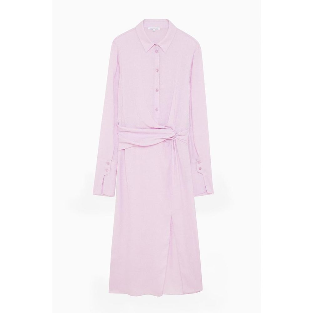 Patrizia Pepe Purple Copper Casual Dress - Elegant Long Sleeve