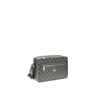 Gucci Gray Fabric Crossbody Bag