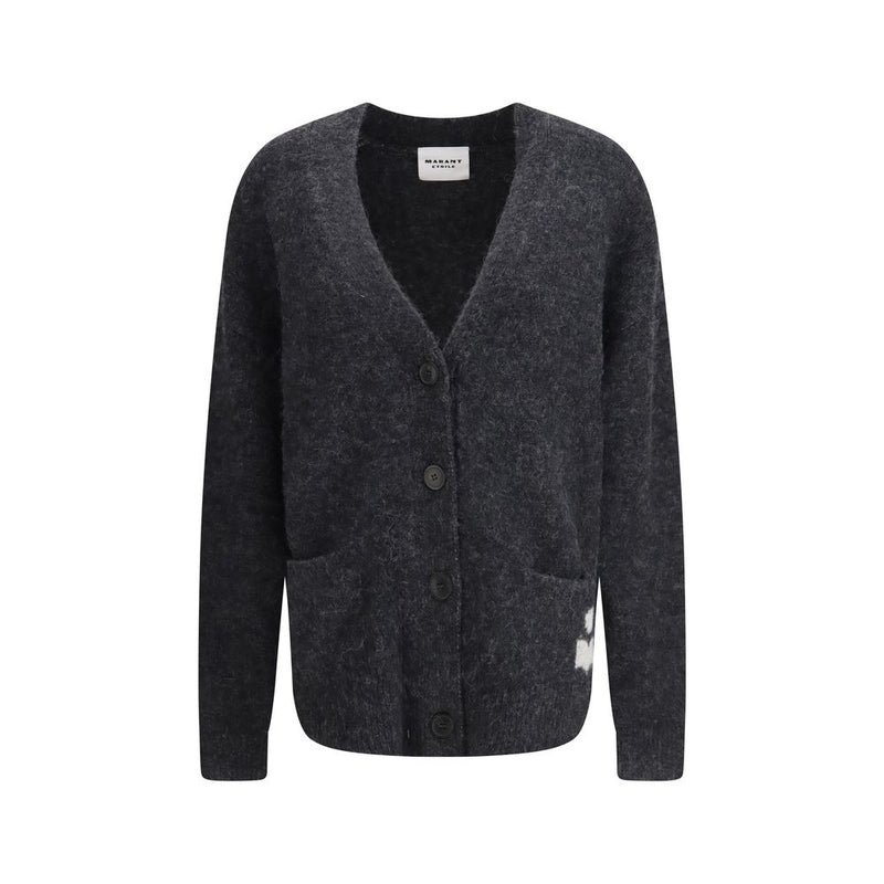 Isabel Marant Étoile Gray Alpaca Vicugna Pacos Cardigan