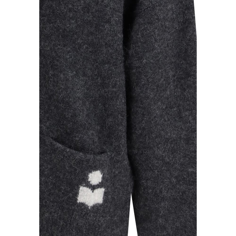 Isabel Marant Étoile Gray Alpaca Vicugna Pacos Cardigan