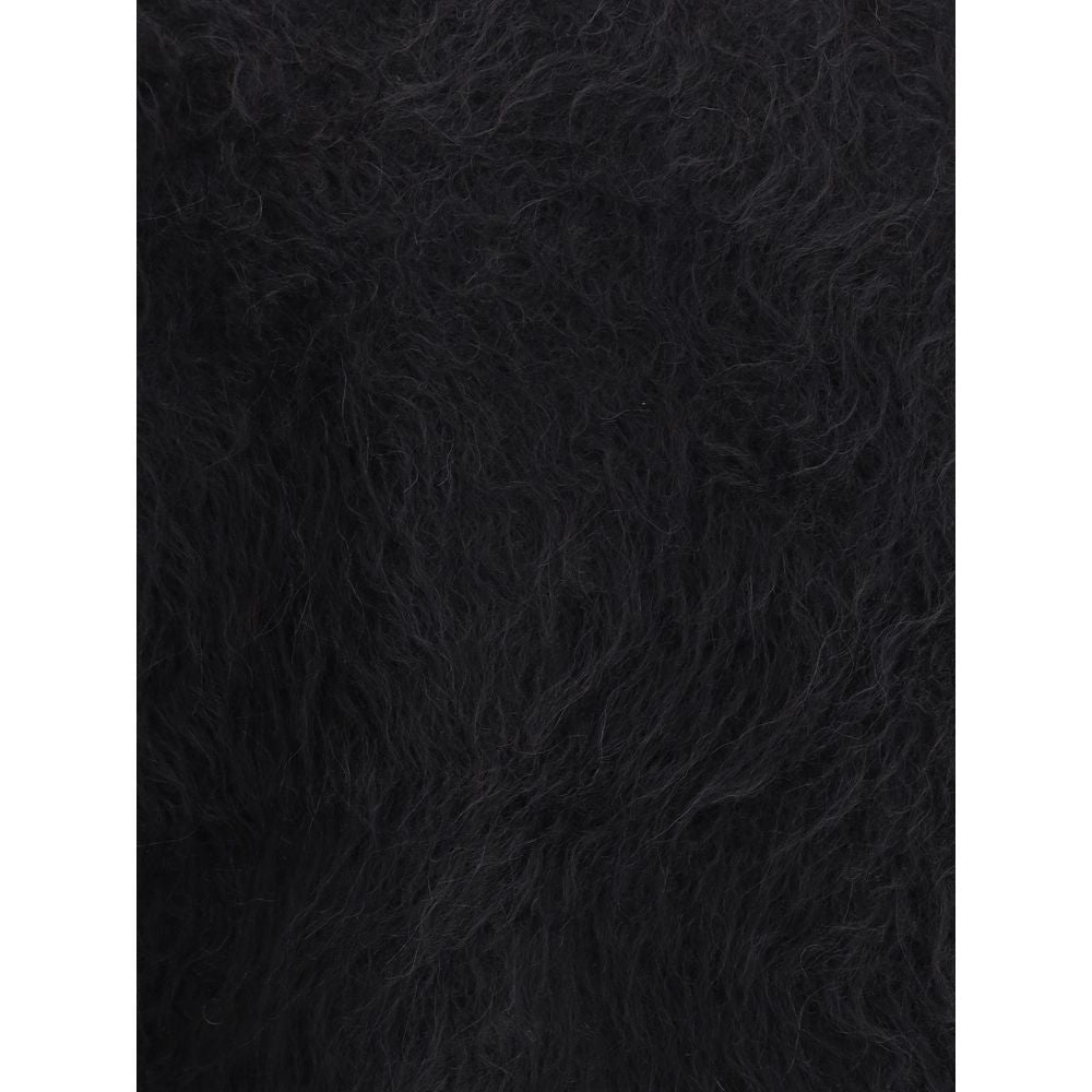 SÉFR Black Alpaca Vicugna Pacos Sweatshirt