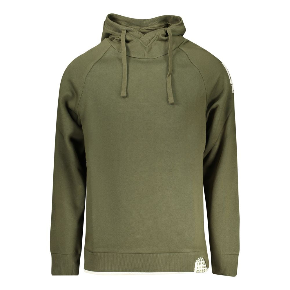 Sweat-shirt homme Rifle Verde en coton
