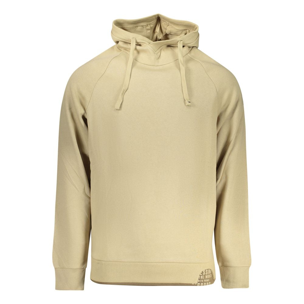 Rifle Beige Cotton Men's Sweatshirt - Stylish Comfort