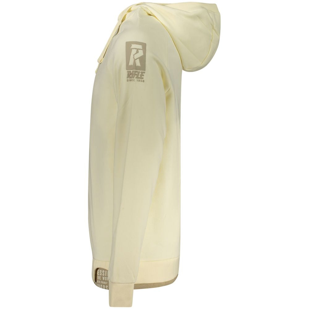 Sweat-shirt homme Rifle en coton blanc