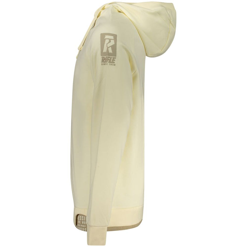 Rifle White Cotton Men's Sweatshirt - Stylish Comfort