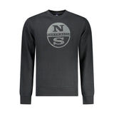 North Sails Black Cotton Men Sweatshirt - Stylish Comfort