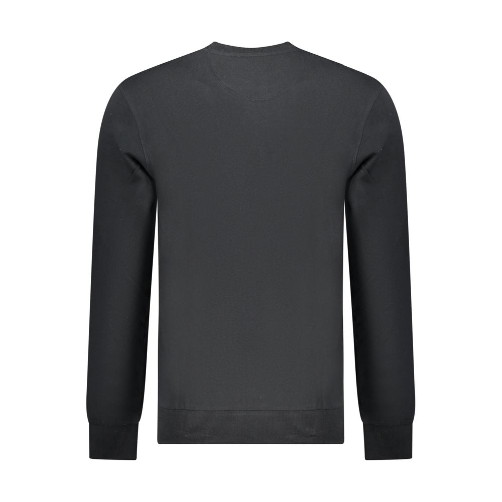 North Sails Black Cotton Men Sweatshirt - Stylish Comfort