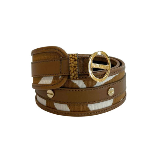 Borbonese Brown Genuine Leather Women Belt