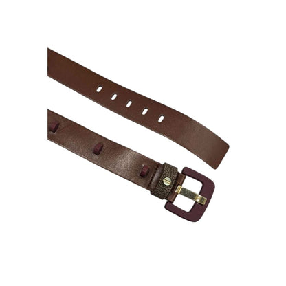 Borbonese Brown Genuine Leather Women Belt