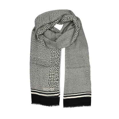 Borbonese Black Modal Scarf