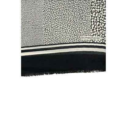 Borbonese Black Modal Scarf