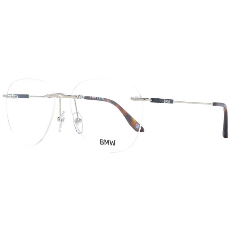 BMW Gold Titanium Glasses (Frames) - Stylish Rimless Design