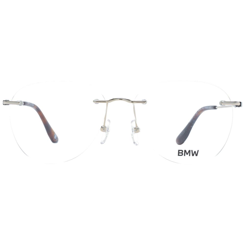 BMW Gold Titanium Glasses (Frames) - Stylish Rimless Design