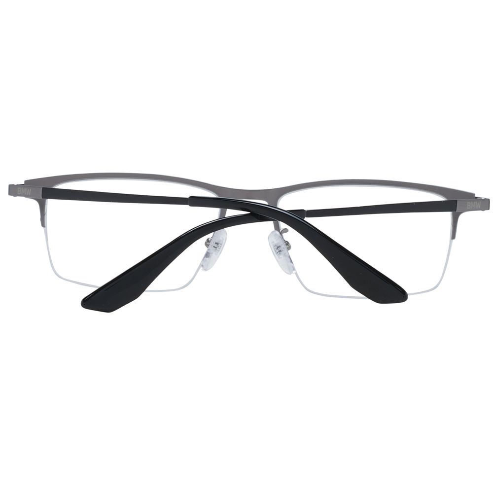 BMW Black Titanium Glasses (Frames) - Stylish Half-Rim Design