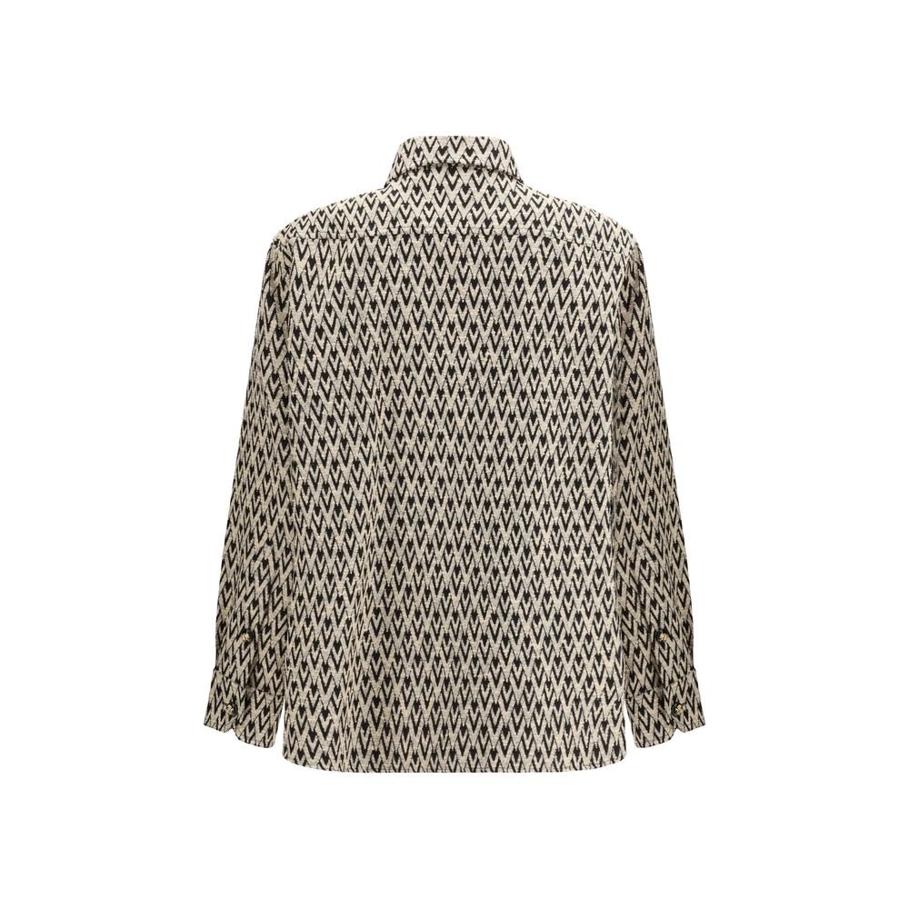 Valentino Garavani Multicolor Cotton Toute La V Jacket for Men