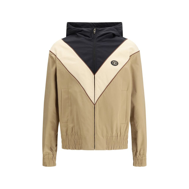 Valentino Multicolor Polyester Shell Jacket with VLogo