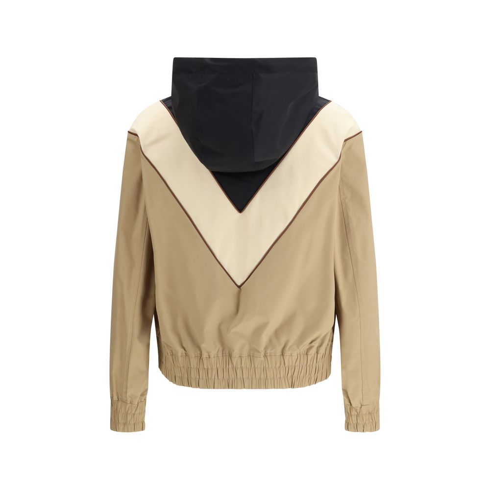 Valentino Multicolor Polyester Shell Jacket with VLogo