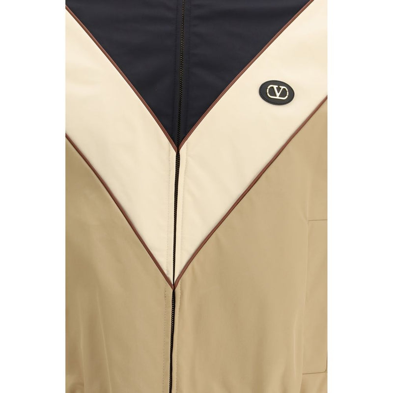 Valentino Multicolor Polyester Shell Jacket with VLogo
